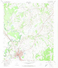 Navasota Texas Historical topographic map, 1:24000 scale, 7.5 X 7.5 Minute, Year 1958