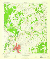 Navasota Texas Historical topographic map, 1:24000 scale, 7.5 X 7.5 Minute, Year 1958