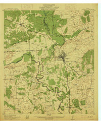 Navasota Texas Historical topographic map, 1:62500 scale, 15 X 15 Minute, Year 1914