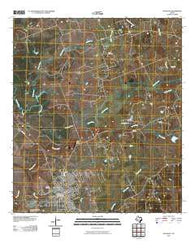 Navasota Texas Historical topographic map, 1:24000 scale, 7.5 X 7.5 Minute, Year 2010