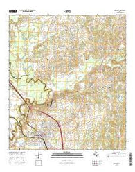 Navasota Texas Current topographic map, 1:24000 scale, 7.5 X 7.5 Minute, Year 2016