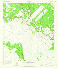 Navidad Texas Historical topographic map, 1:24000 scale, 7.5 X 7.5 Minute, Year 1964