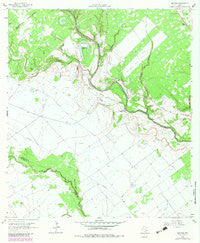 Navidad Texas Historical topographic map, 1:24000 scale, 7.5 X 7.5 Minute, Year 1964