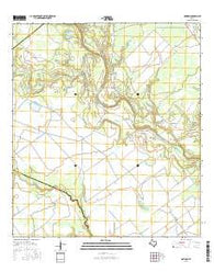 Navidad Texas Current topographic map, 1:24000 scale, 7.5 X 7.5 Minute, Year 2016