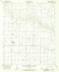 Nazareth Texas Historical topographic map, 1:24000 scale, 7.5 X 7.5 Minute, Year 1965