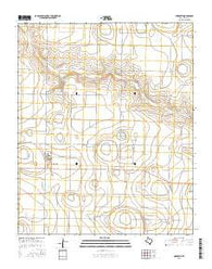 Nazareth Texas Current topographic map, 1:24000 scale, 7.5 X 7.5 Minute, Year 2016