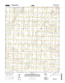Nazareth SW Texas Current topographic map, 1:24000 scale, 7.5 X 7.5 Minute, Year 2016