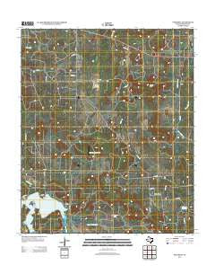 Necessity Texas Historical topographic map, 1:24000 scale, 7.5 X 7.5 Minute, Year 2012