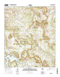 Necessity Texas Current topographic map, 1:24000 scale, 7.5 X 7.5 Minute, Year 2016