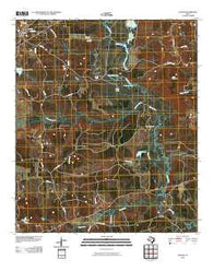 Neches Texas Historical topographic map, 1:24000 scale, 7.5 X 7.5 Minute, Year 2010