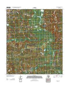 Neches Texas Historical topographic map, 1:24000 scale, 7.5 X 7.5 Minute, Year 2013