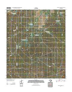 Needle Creek Texas Historical topographic map, 1:24000 scale, 7.5 X 7.5 Minute, Year 2013