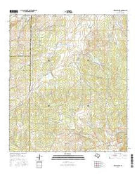 Needle Creek Texas Current topographic map, 1:24000 scale, 7.5 X 7.5 Minute, Year 2016