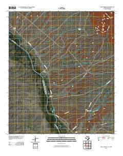 Neely Arroyo Texas Historical topographic map, 1:24000 scale, 7.5 X 7.5 Minute, Year 2010