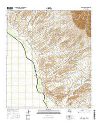 Neely Arroyo Texas Current topographic map, 1:24000 scale, 7.5 X 7.5 Minute, Year 2016