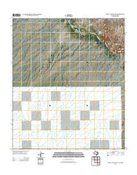 Neely Canyon OE S Texas Historical topographic map, 1:24000 scale, 7.5 X 7.5 Minute, Year 2012