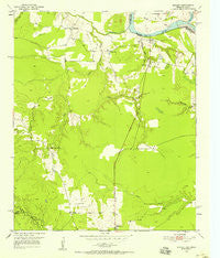 Negley Texas Historical topographic map, 1:24000 scale, 7.5 X 7.5 Minute, Year 1951