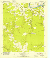 Negley Texas Historical topographic map, 1:24000 scale, 7.5 X 7.5 Minute, Year 1951