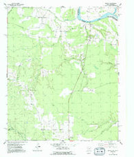 Negley Texas Historical topographic map, 1:24000 scale, 7.5 X 7.5 Minute, Year 1951