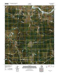 Negley Texas Historical topographic map, 1:24000 scale, 7.5 X 7.5 Minute, Year 2010