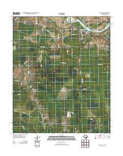 Negley Texas Historical topographic map, 1:24000 scale, 7.5 X 7.5 Minute, Year 2013
