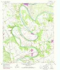 Nemo Texas Historical topographic map, 1:24000 scale, 7.5 X 7.5 Minute, Year 1961