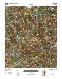 Nemo Texas Historical topographic map, 1:24000 scale, 7.5 X 7.5 Minute, Year 2010