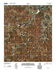 Neuville Texas Historical topographic map, 1:24000 scale, 7.5 X 7.5 Minute, Year 2010