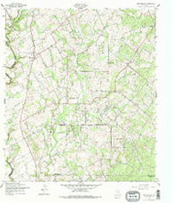 New Berlin Texas Historical topographic map, 1:24000 scale, 7.5 X 7.5 Minute, Year 1957