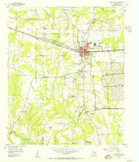 New Boston Texas Historical topographic map, 1:24000 scale, 7.5 X 7.5 Minute, Year 1954