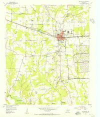 New Boston Texas Historical topographic map, 1:24000 scale, 7.5 X 7.5 Minute, Year 1954