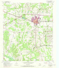 New Boston Texas Historical topographic map, 1:24000 scale, 7.5 X 7.5 Minute, Year 1954