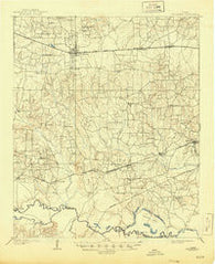 New Boston Texas Historical topographic map, 1:62500 scale, 15 X 15 Minute, Year 1909