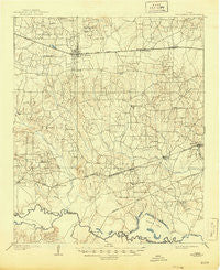 New Boston Texas Historical topographic map, 1:62500 scale, 15 X 15 Minute, Year 1909