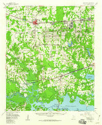New Boston Texas Historical topographic map, 1:62500 scale, 15 X 15 Minute, Year 1955