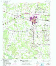 New Boston Texas Historical topographic map, 1:24000 scale, 7.5 X 7.5 Minute, Year 1954