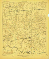 New Boston Texas Historical topographic map, 1:62500 scale, 15 X 15 Minute, Year 1909
