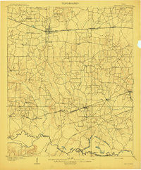 New Boston Texas Historical topographic map, 1:62500 scale, 15 X 15 Minute, Year 1909