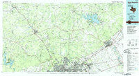 New Braunfels Texas Historical topographic map, 1:100000 scale, 30 X 60 Minute, Year 1985