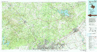 New Braunfels Texas Historical topographic map, 1:100000 scale, 30 X 60 Minute, Year 1992