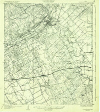 New Braunfels Texas Historical topographic map, 1:62500 scale, 15 X 15 Minute, Year 1927