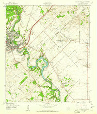 New Braunfels East Texas Historical topographic map, 1:24000 scale, 7.5 X 7.5 Minute, Year 1958