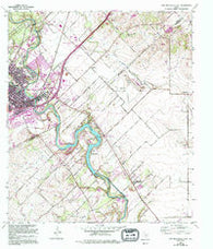 New Braunfels East Texas Historical topographic map, 1:24000 scale, 7.5 X 7.5 Minute, Year 1958