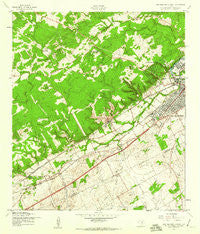 New Braunfels West Texas Historical topographic map, 1:24000 scale, 7.5 X 7.5 Minute, Year 1958