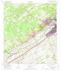 New Braunfels West Texas Historical topographic map, 1:24000 scale, 7.5 X 7.5 Minute, Year 1958