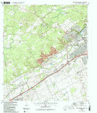 New Braunfels West Texas Historical topographic map, 1:24000 scale, 7.5 X 7.5 Minute, Year 1988