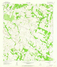 New Davy Texas Historical topographic map, 1:24000 scale, 7.5 X 7.5 Minute, Year 1961