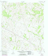 New Davy Texas Historical topographic map, 1:24000 scale, 7.5 X 7.5 Minute, Year 1961