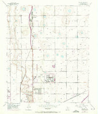 New Deal Texas Historical topographic map, 1:24000 scale, 7.5 X 7.5 Minute, Year 1956