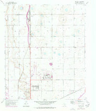 New Deal Texas Historical topographic map, 1:24000 scale, 7.5 X 7.5 Minute, Year 1956
